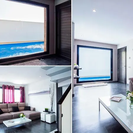 Casa de Férias Moderna Casa Independiente Con Piscina, Vista Mar Y Teide En
