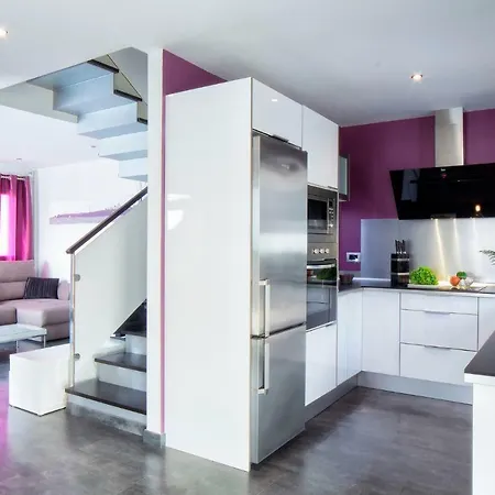 Moderna Casa Independiente Con Piscina, Vista Mar Y Teide En Vakantiehuis La Listada